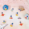 SUNNYCLUE 28Pcs 7 Styles Alloy Enamel Pendants ENAM-SC0002-02-4