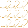 5 Pairs 925 Sterling Silver Leverback Earring Findings STER-BBC0009-20-7