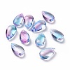 Transparent Glass Charms GLAA-O017-01J-2