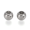 202 Stainless Steel Beads STAS-K204-02A-P-2