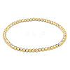 Bohemia Brass Round Beaded Stretch Bracelets TK0566-34-1