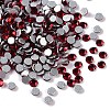 Siam Faceted Glass Flat Back Rhinestone for Nail Art X-RGLA-C002-SS6-208-1