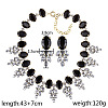 Alloy Rhinestone Jewelry Sets FS-WG3ECD0-03-2