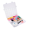 2928Pcs Geometry Polymer Clay & Acrylic & CCB Plastic & Shell Beads DIY-YW0002-88-4