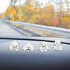 Cute Resin Mini Bear Dashboard Ornament AJEW-CN0003-13-1