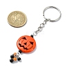 Alloy and Resin Pendant Keychain KEYC-JKC00893-3