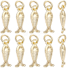 10Pcs Brass Pendants KK-BBC0025-86-1
