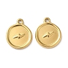 304 Stainless Steel Pendants STAS-Q252-12G-1