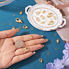 16Pcs 8 Styles Brass Lobster Claw Clasps KK-TA0003-04-7