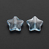 Two Tone Transparent Spray Painted Glass Beads GLAA-T022-25-A02-3