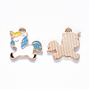 Alloy Enamel Pendants ENAM-N054-013A-2