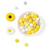 DIY Daisy Round Beads Findings Kits DIY-FS0010-24A-3