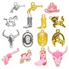 60Pcs 15 Styles West Cowboy Alloy Pendants FIND-SZ0019-69-1