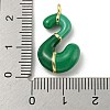 Brass Enamel Pendants KK-E093-03G-S-3