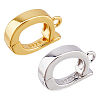 2Pcs 2 Colors 925 Sterling Silver Enhancer Shortener Bails STER-HS0001-14-1