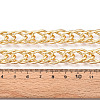 Aluminium Two Tone Rhombus Link Chains CHA-N004-05G-3