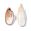 Natural Sea Shell Pendants SSHEL-S258-96-4