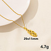 304 Stainless Steel Knot  Pendant Necklaces VH1834-10-1