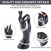 Evade Glue PVC Resin Ring Display Hand Model ODIS-WH0011-39-6