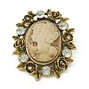 Alloy Rhinestone Brooch for Clothes Backpack JEWB-Q030-52AG-1