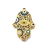 304 Stainless Steel Enamel Charms STAS-K256-26B-G-1