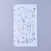 Plastic Drawing Painting Stencils Templates DIY-WH0143-18L-1