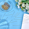 400Pcs 4 Styles 304 Stainless Steel Ball Head Pins STAS-ME0003-59-4