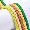 Polymer Clay Bead Strands CLAY-T001-C-1