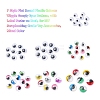 7 Style Flat Round Plastic Colours Wiggle Googly Eyes Buttons KY-YW0001-13-2