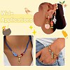 6Pcs 6 Colors Rack Plating Brass Pendants KK-CJ0005-78-7