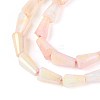 Anti-Tarnish Electroplate Glass Beads Strands GLAA-T025-27D-3