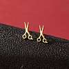 Stainless Steel Small Animal Stud Earrings for Women PW-WG87B69-26-1