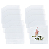 Transparent PVC Plastic Self-Adhesive Bags ABAG-WH0032-39-1