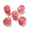 Carved Synthetic Coral Beads CORA-K007-02-1