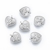 304 Stainless Steel Pendant Rhinestone Settings STAS-N097-255P-2