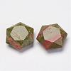 Natural Unakite Pendants G-P264-09-2