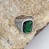 304 Stainless Steel with Cubic Zirconia Finger Rings for Men FS-WG67565-32-1