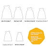 Burlap Packing Pouches Drawstring Bags ABAG-BC0001-04-6