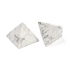 Natural Howlite Orgonite Pyramid Display Decorations G-C186-07F-3