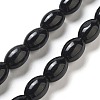 Natural Black Jasper Beads Strands G-B106-B17-01-1