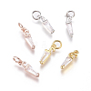 Brass Charms ZIRC-L070-98-1