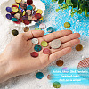 Craftdady 100Pcs 10 Colors Spray Paint Natural Akoya Shell Pendants SHEL-CD0001-01-4