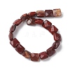 Natural Red Rainbow Jasper Beads Strands G-K359-B08-01-3