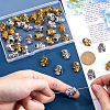 40Pcs 2 Colors Tibetan Style Alloy Beads FIND-DC0006-07-3