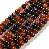 Natural Striped Agate/Banded Agate Beads Strands G-Z060-A01-A13-1