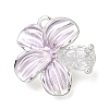 Brass Pave Clear Cubic Zirconia Pendants KK-CBA15EE-03P-A-1