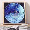 Clock with Girl & Moon DIY Diamond Painting Clock Kits PW-WGA7046-01-5