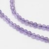 Natural Amethyst Bead Strands G-G936-2mm-26-3