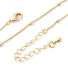 Brass Satellite Chain Necklaces MAK-L045-08G-4