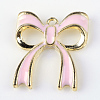 Bowknot Alloy Enamel Pendants X-ENAM-Q033-22B-2